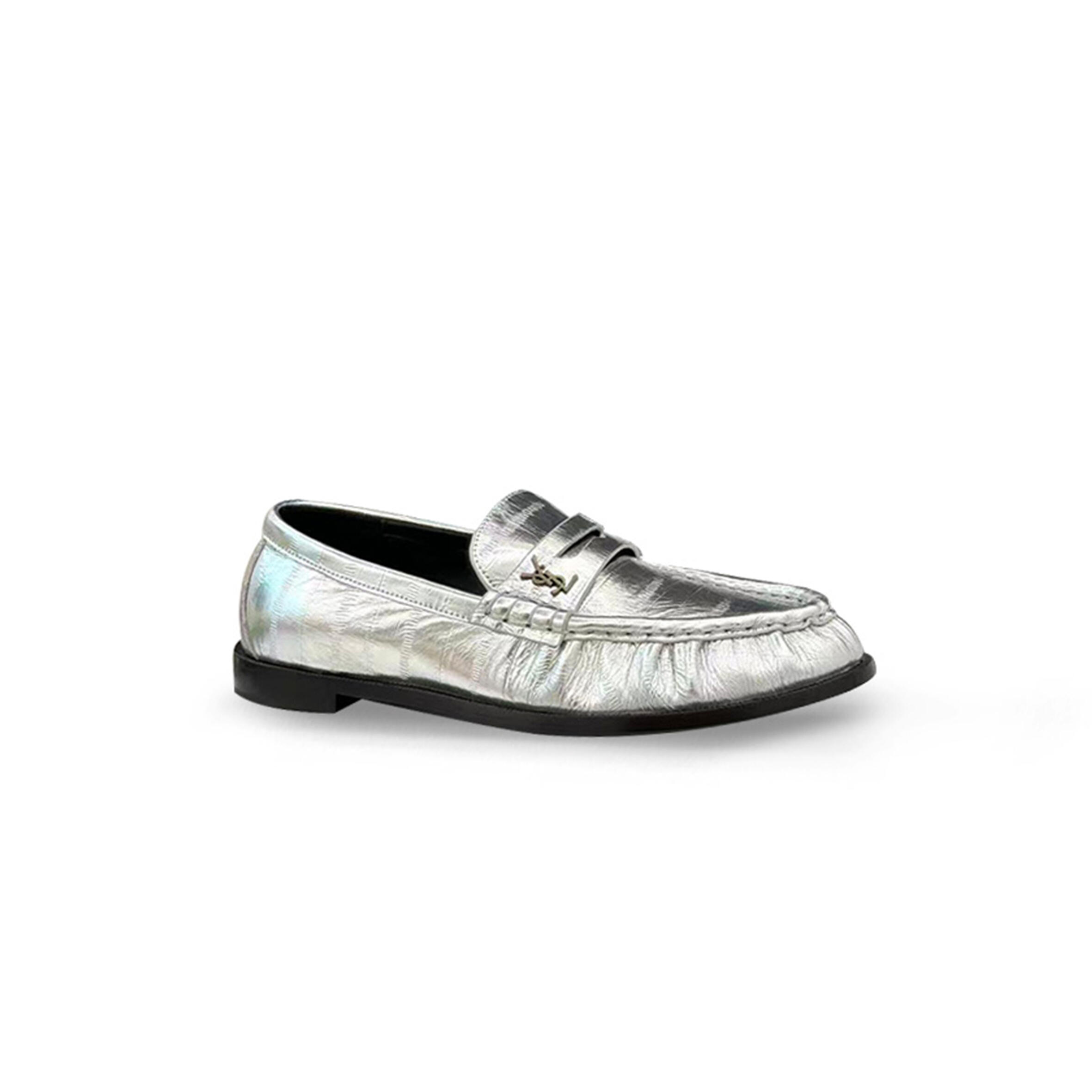 YSL LE LE LOAFER SUPPLE IN SHINY LEATHER 766876